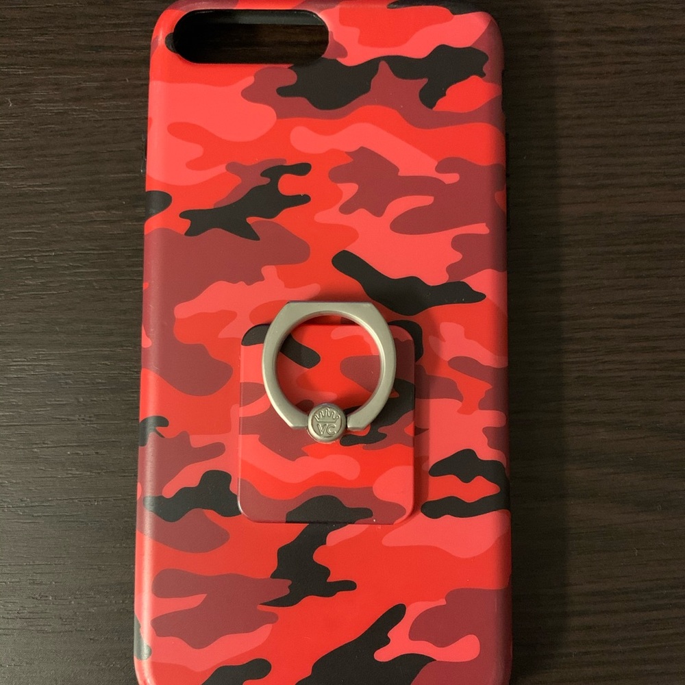 Red Camo Hard Case for iPhone 7 Plus/8 Plus